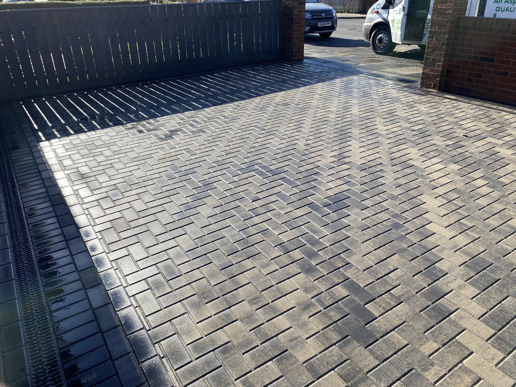 Resin bound driveway installed by Five-star Landscaping