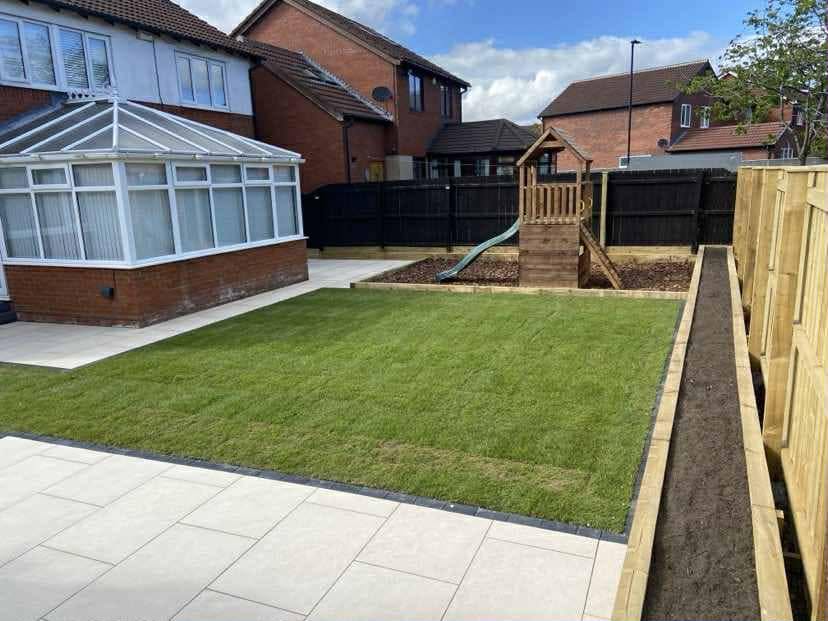 Garden paving